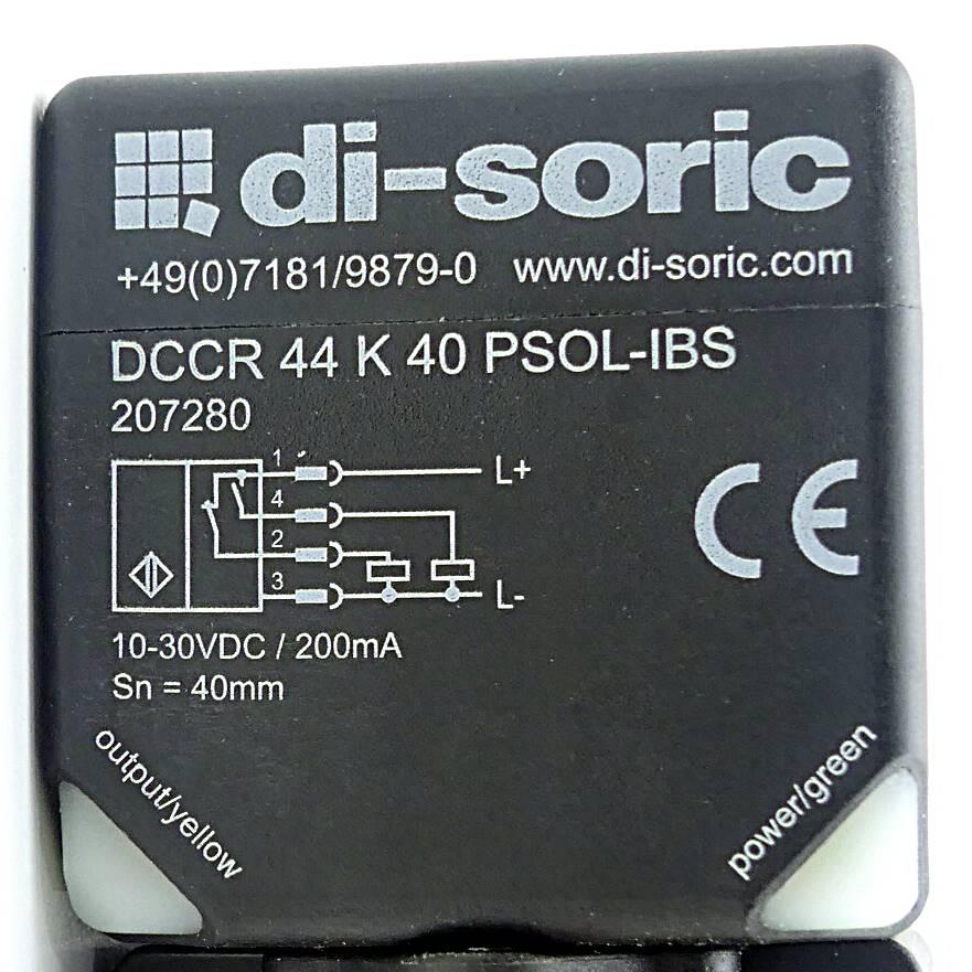 Produktfoto 2 von DI-SORIC Sensor Induktiv DCCR 44 K 40 PSOL-IBS