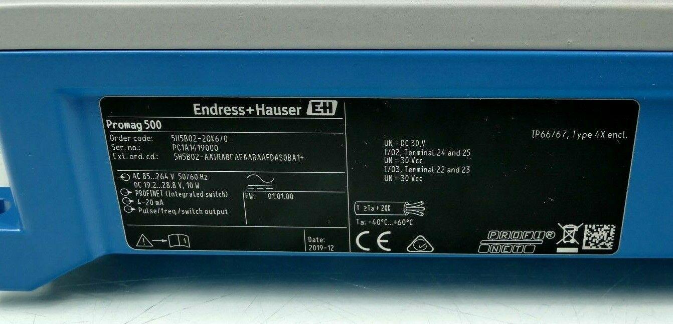 Produktfoto 3 von Endress+Hauser Promag500 | 5H5B02-2QK6/0 | Transmitter