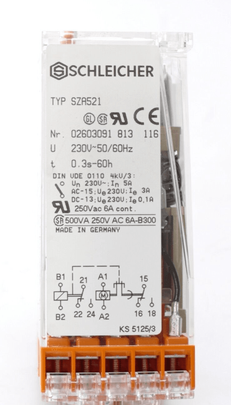 Produktfoto 3 von Schleicher SZA521 Zeitrelais 02603091 813 116