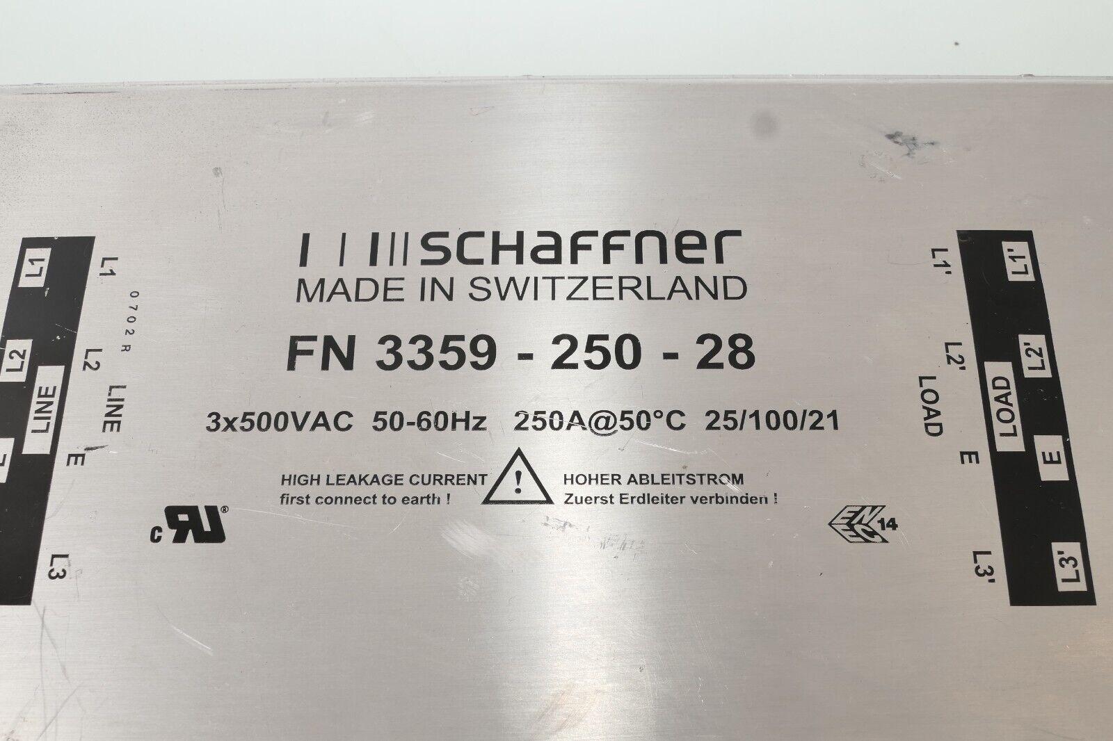 Produktfoto 1 von Schaffner High-current EMC/RFI Filter FN 3359-250-28