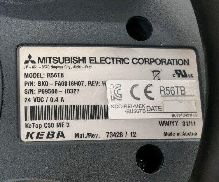 Produktfoto 4 von MITSUBISHI R56TB | BKO-FA0818H07 | 24VDC / 0.4 A | Panel | Rev:H