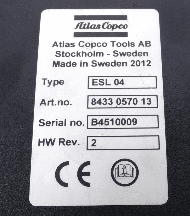 Produktfoto 6 von Atlas Copco ESL 04 | 8433 0570 13 Lichtbasis | HW REV: 2