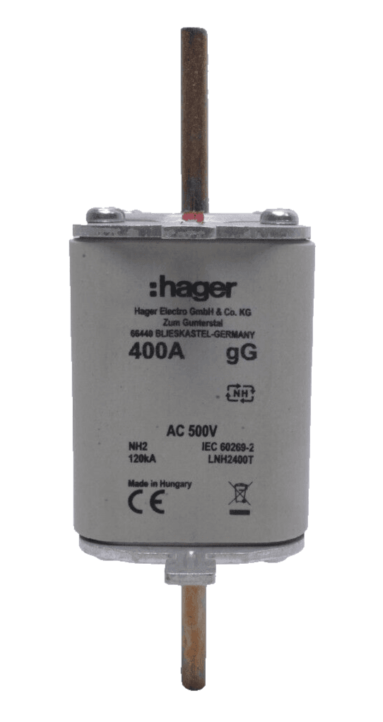 Produktfoto 2 von 3x Hager QF1219 | Sicherungseinsatz | 400A 500V NH2 gG | 8133240081