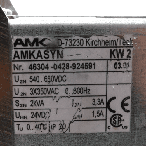 Produktfoto 4 von AMK AMKASYN KW2 Servomodul | 46304-0428-924591