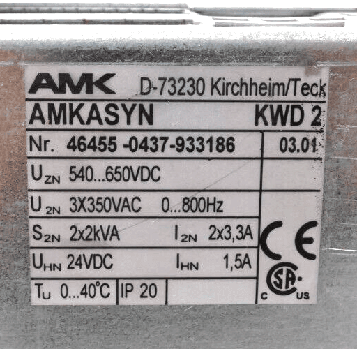 Produktfoto 4 von AMK AMKASYN KWD2 Kompaktwechselrichter | 46455-0437-933186