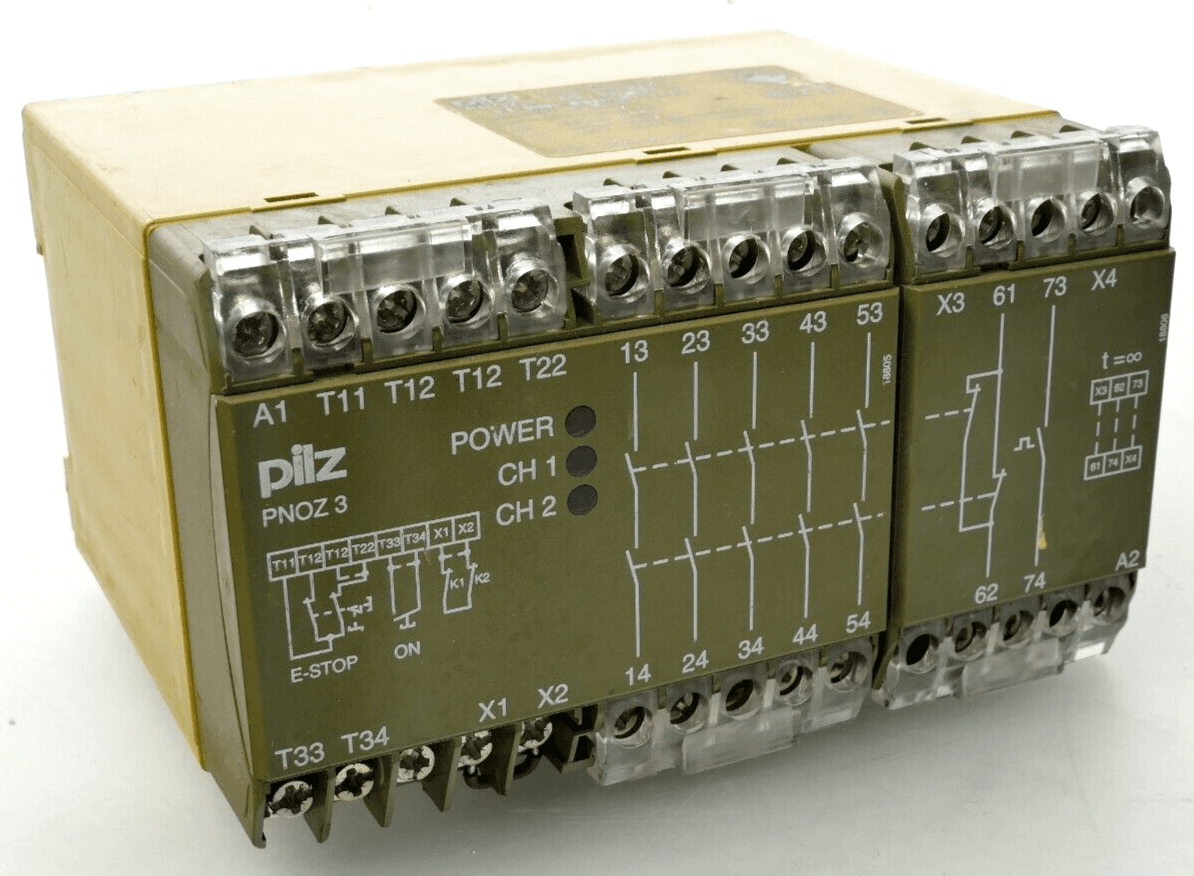 Pilz 474894 Sicherheitsrelais PNOZ 3 5S / 1Ö 1W