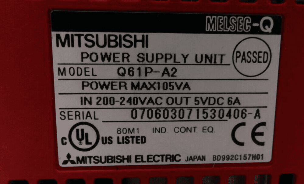 Produktfoto 5 von Mitsubishi Melsec-Q Power Supply Unit | Q61P-A2