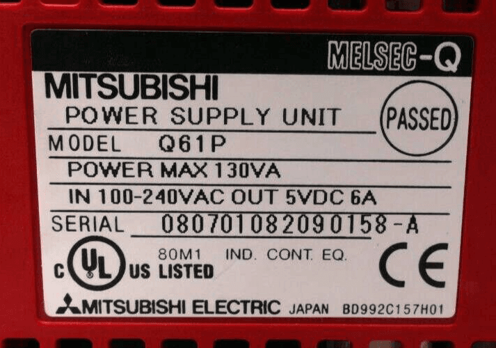 Produktfoto 5 von Mitsubishi Melsec-Q Power Supply Unit | Q61P