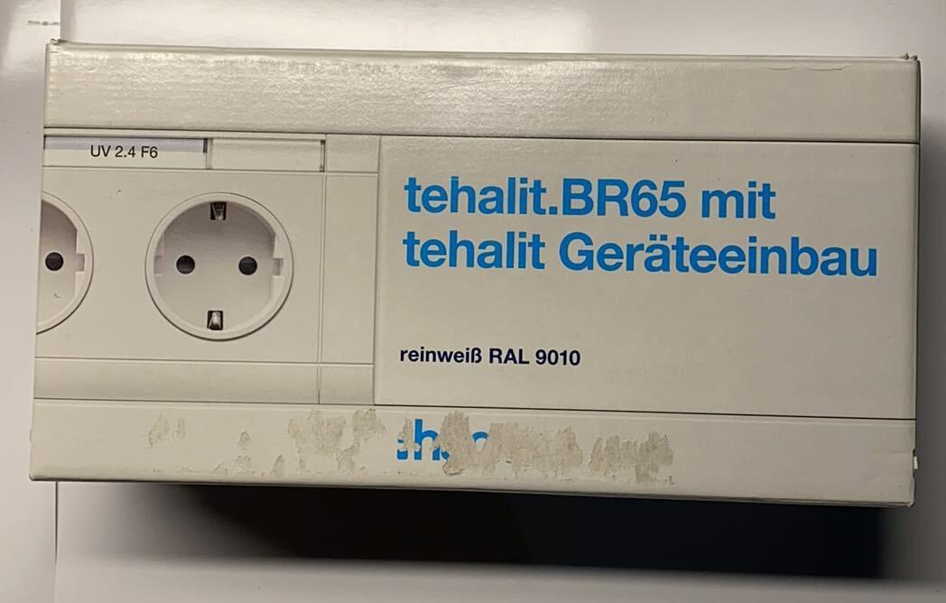 Produktfoto 1 von hager tehalit.br65 mit tehalit Geräteeinbau weiß