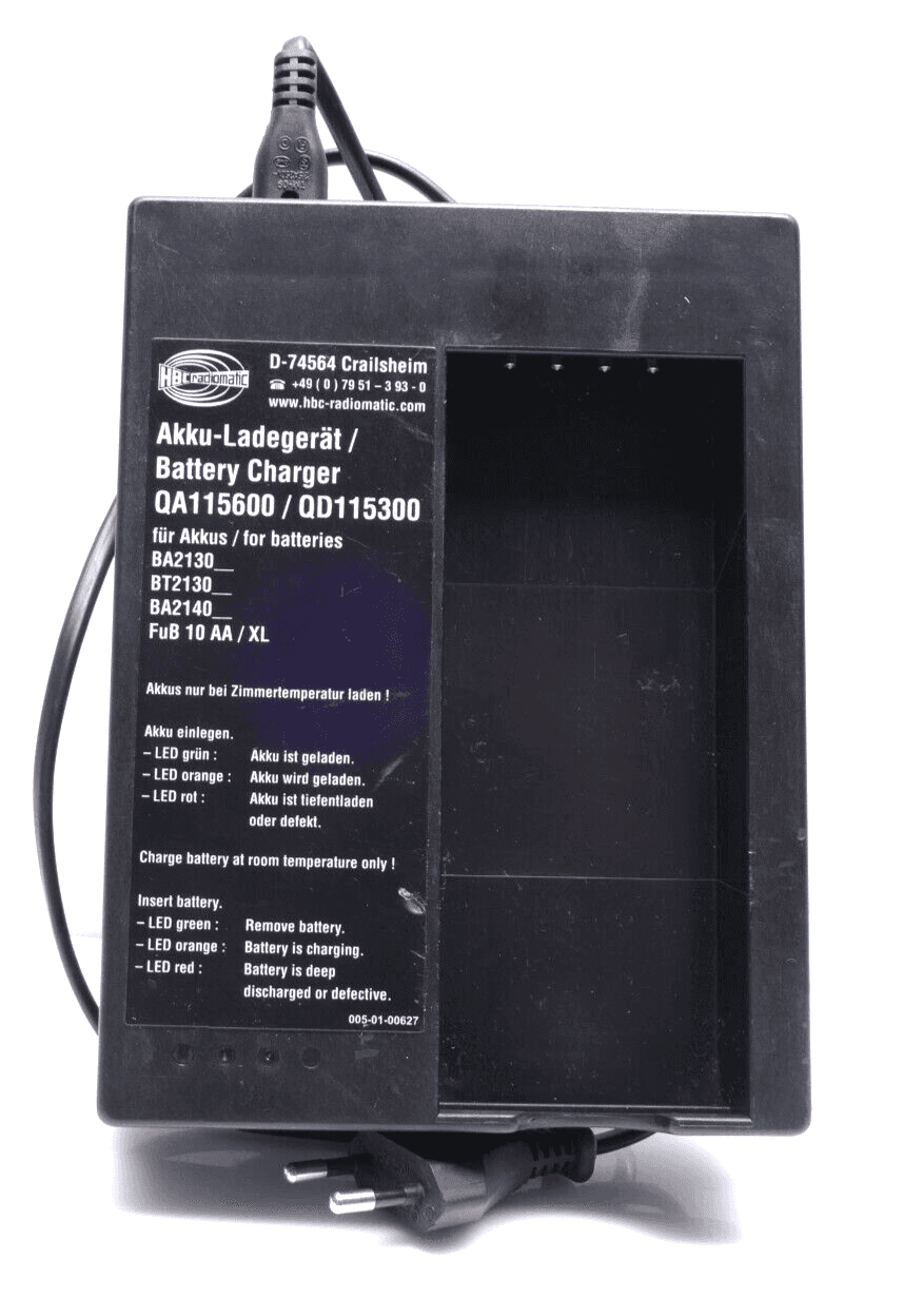 HBC radiomatic QA115600/QD115300 Akku-Ladegerät/Battery Charger