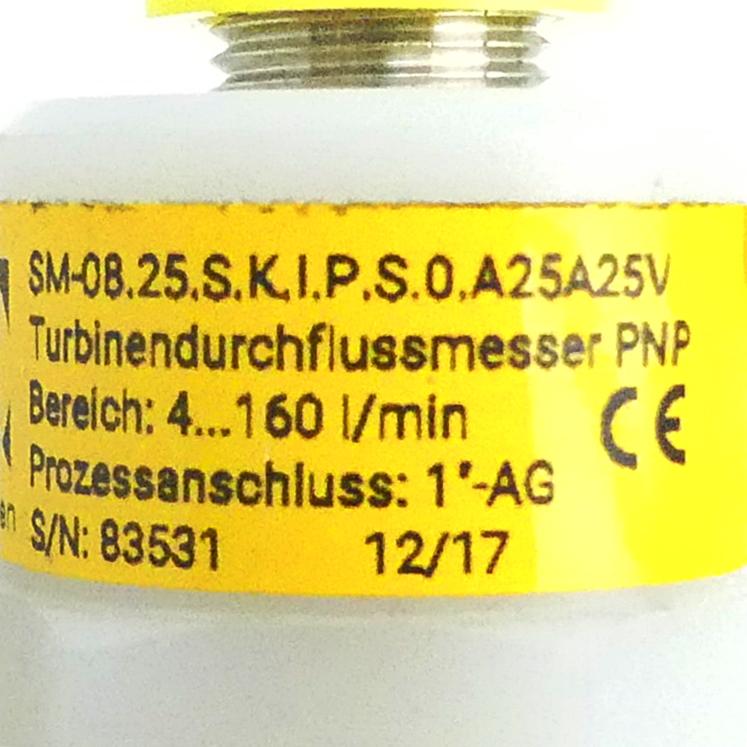 Produktfoto 2 von PROFIMESS Turbinendurchflussmesser SM-08