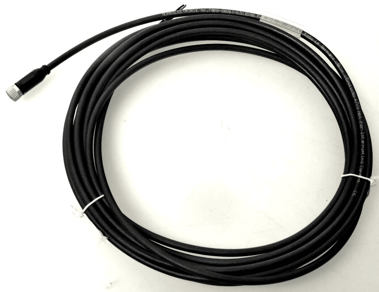 Produktfoto 1 von MURR Elektronik M8 female 0° with cable 7000-08061-6510500