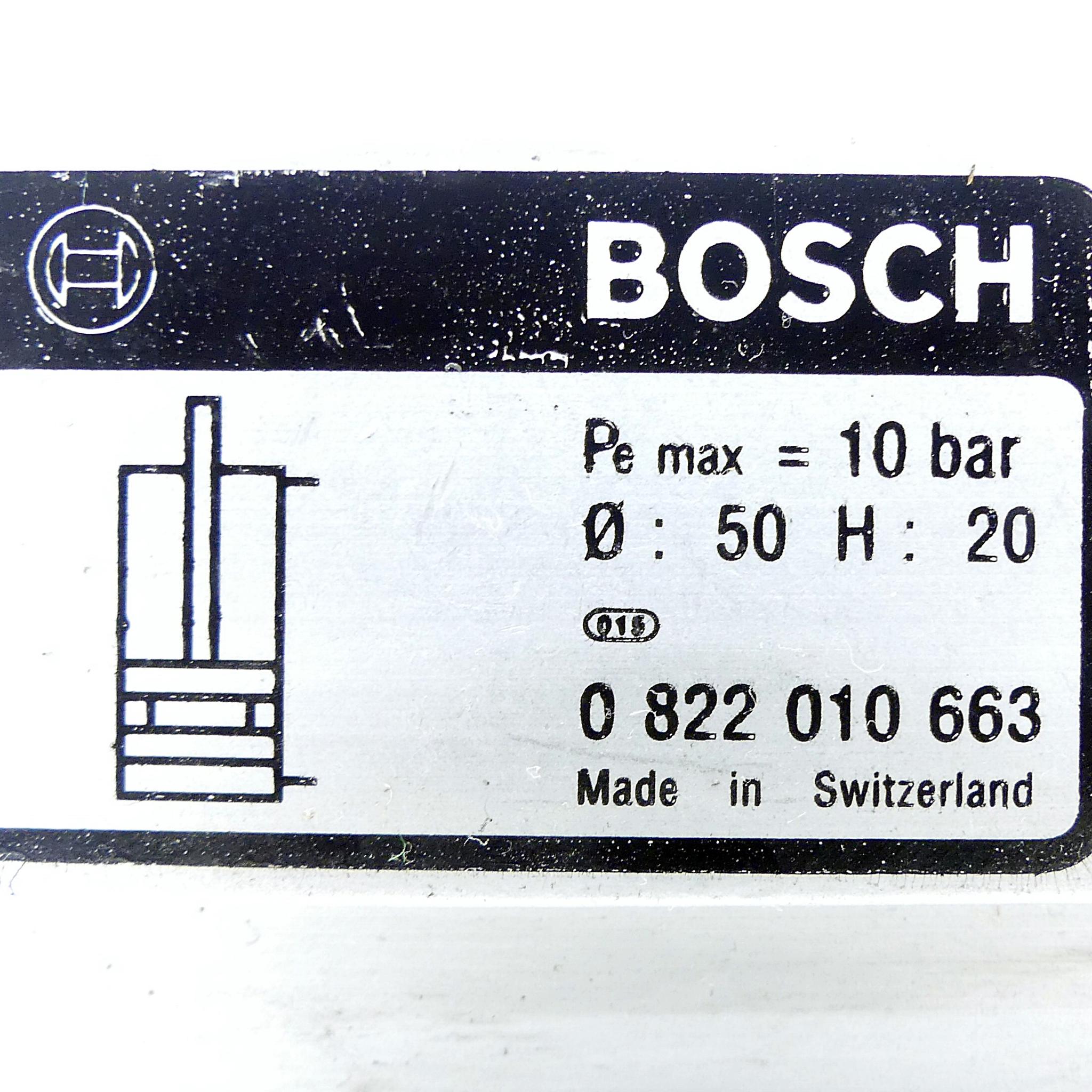 Produktfoto 2 von BOSCH Pneumatikzylinder 0 822 010 663