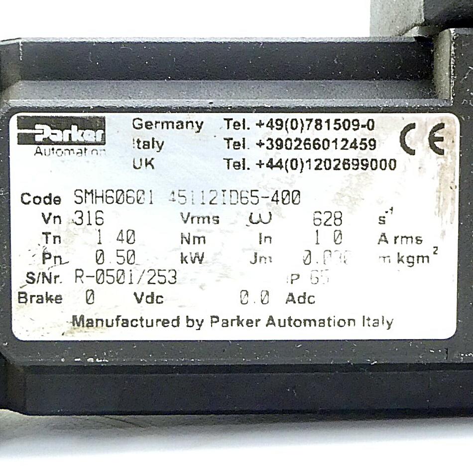 Produktfoto 2 von PARKER Servomotor SMH60601