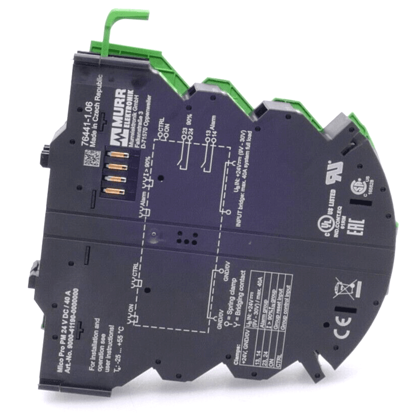 Produktfoto 2 von Murr Elektronik 9000-41190-0000000 Einspeisemodul Mico Pro 24 V DC / 40 A