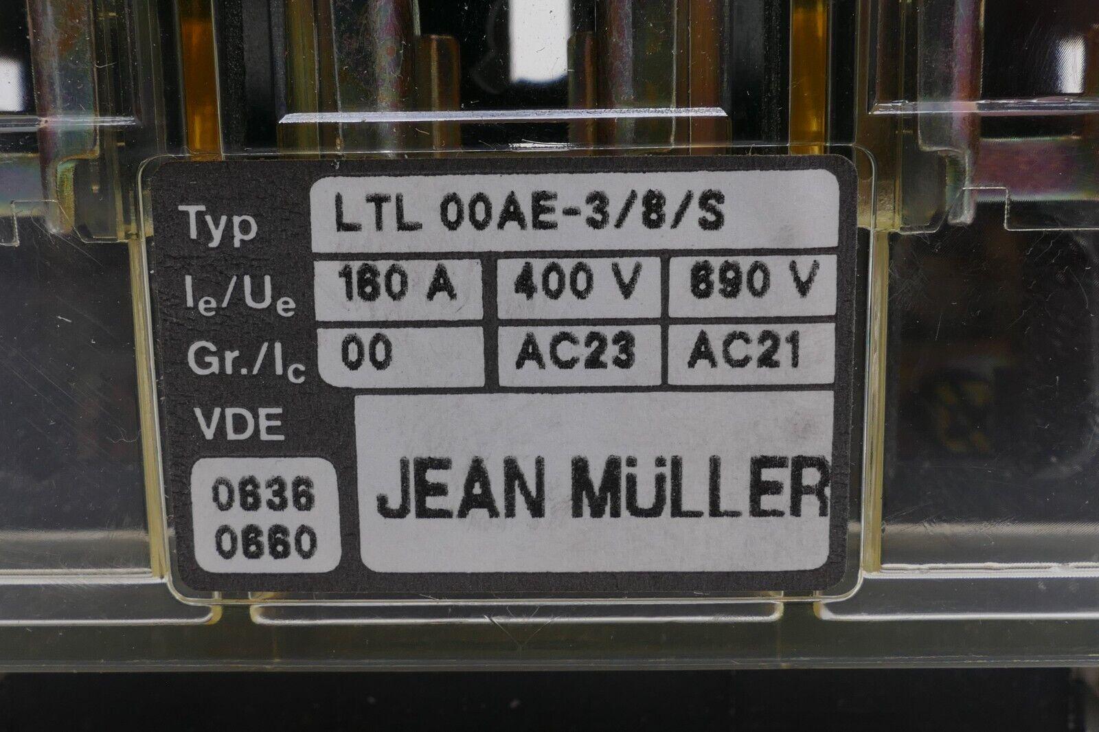 Jean Müller LTL 00AE-3/8/S Lasttrennschalter