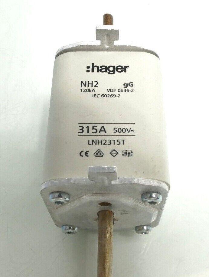 Produktfoto 2 von Hager NH-Sicherungseinsatz | AC500V 315A NH2 gG | LNH2315T