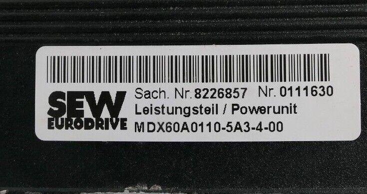 Produktfoto 5 von SEW 8264724 Umrichter MDF60A0110-5A3-4-00 + 8226857 MDX60A0110-503-4-00