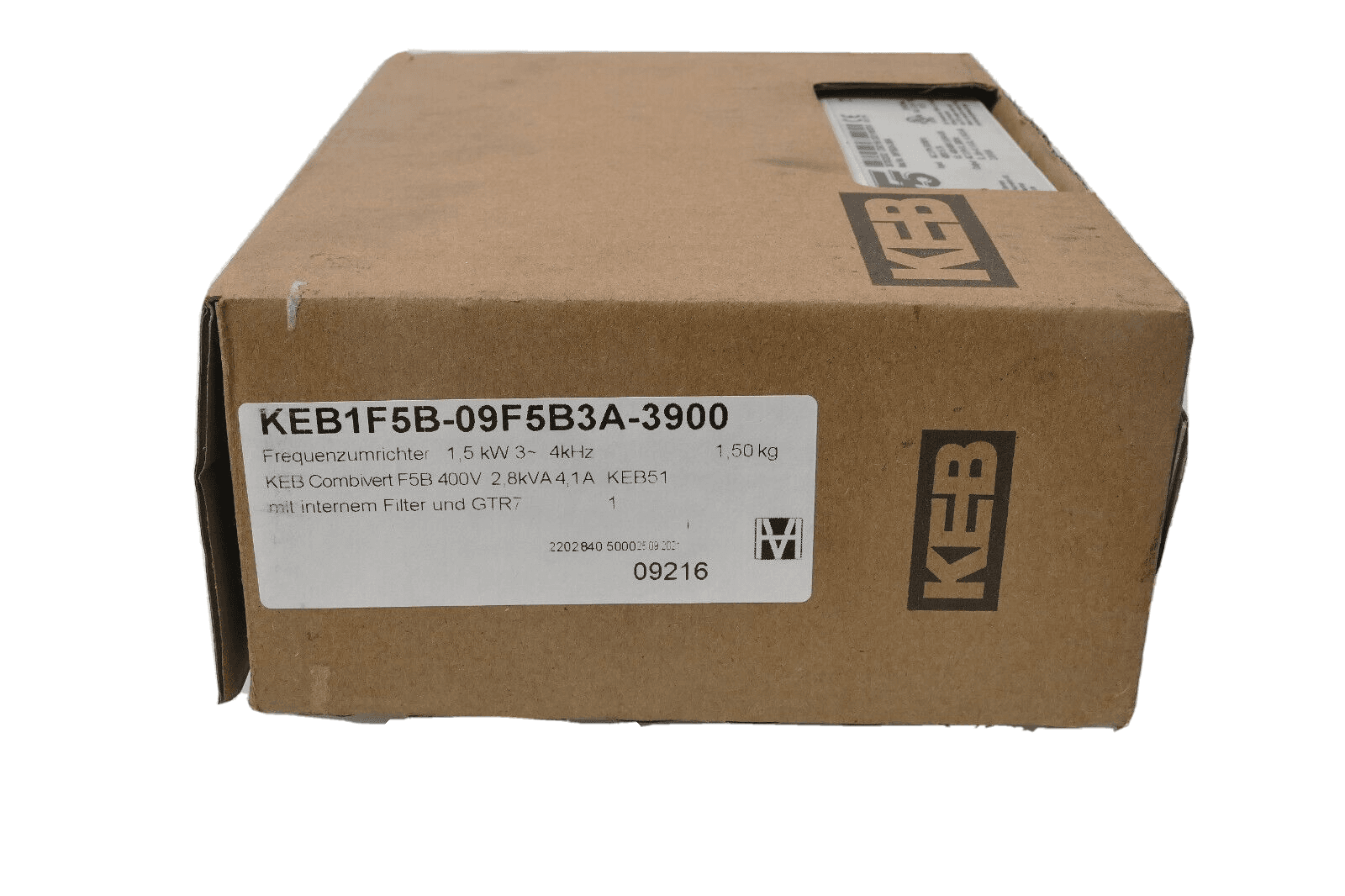 Produktfoto 4 von KEB Combivert F5 09F5B3A-390A Frequenzumrichter KEB1F5B-09F5B3A-3900