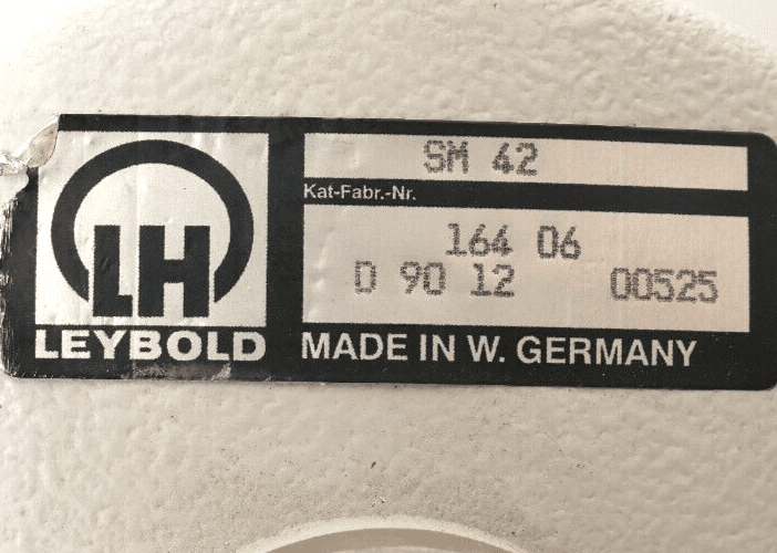 Produktfoto 2 von LH Leybold SM 42 Mebram Druckschalter | 5-50mbar 164 06