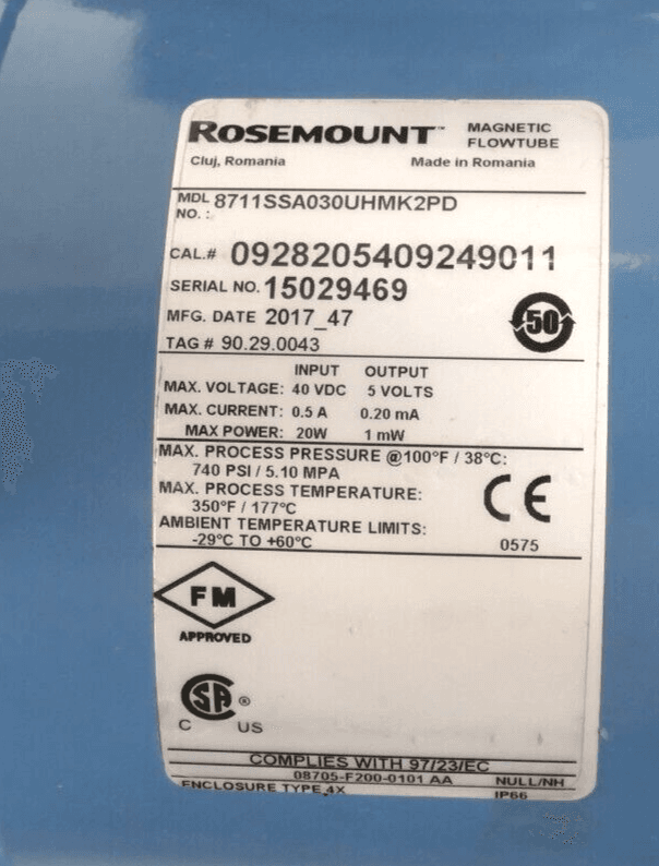 Produktfoto 4 von Rosemount 4X IP66 8711SSA030UHMK2PD 0928205409249011 | 8732EMT2A2M4C1YG