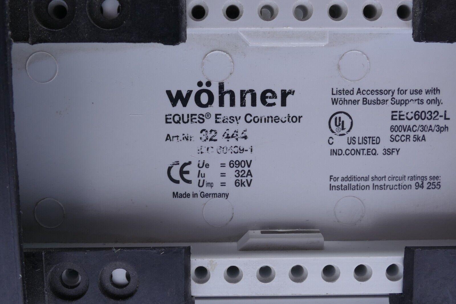 Produktfoto 1 von Wöhner 32444  EQUES Sammelschienenadapter Easy Connector 32 444