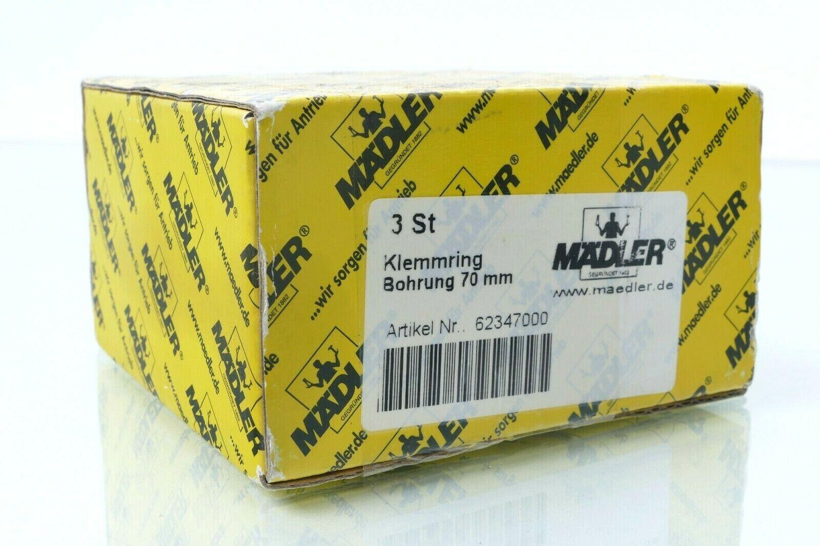 3x Mädler Klemmring Bohrung 70mm // 62347000