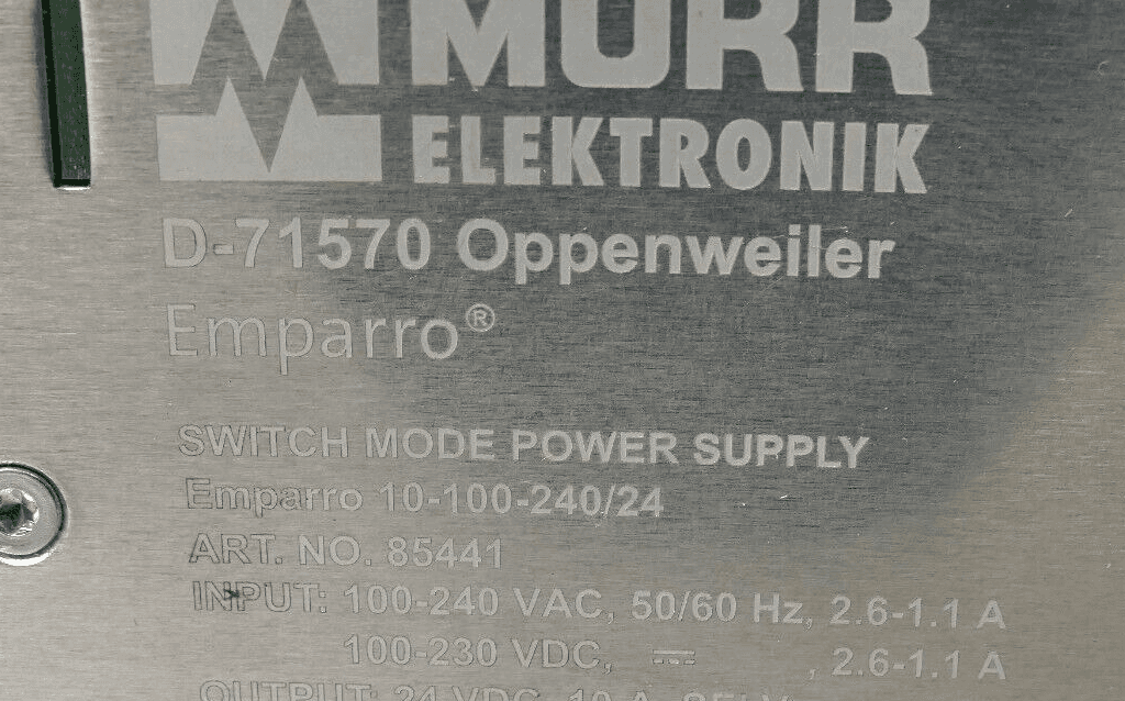 Produktfoto 4 von Murr Elektronik Netzteil 10-100-240/24 | 85441