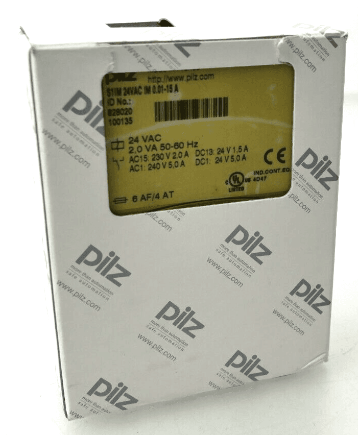 Pilz S1IM 24VAC IM 0.01-15 A Spannungsüberwachungsrelais 828020