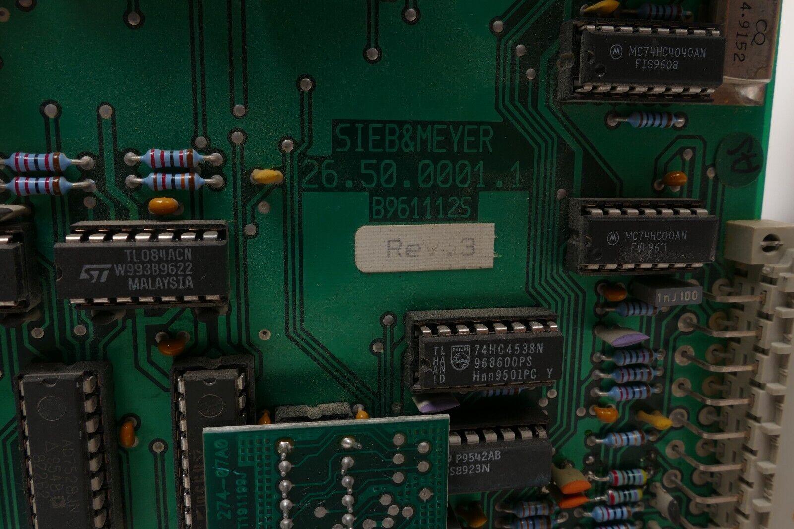 Sieb & Meyer Servodrive Module M1 | Rev. 3 | 26.50.0001.1