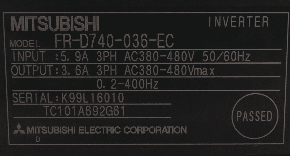 Produktfoto 4 von Mitsubishi Frequenzumrichter D700 | FR-D740-036-EC