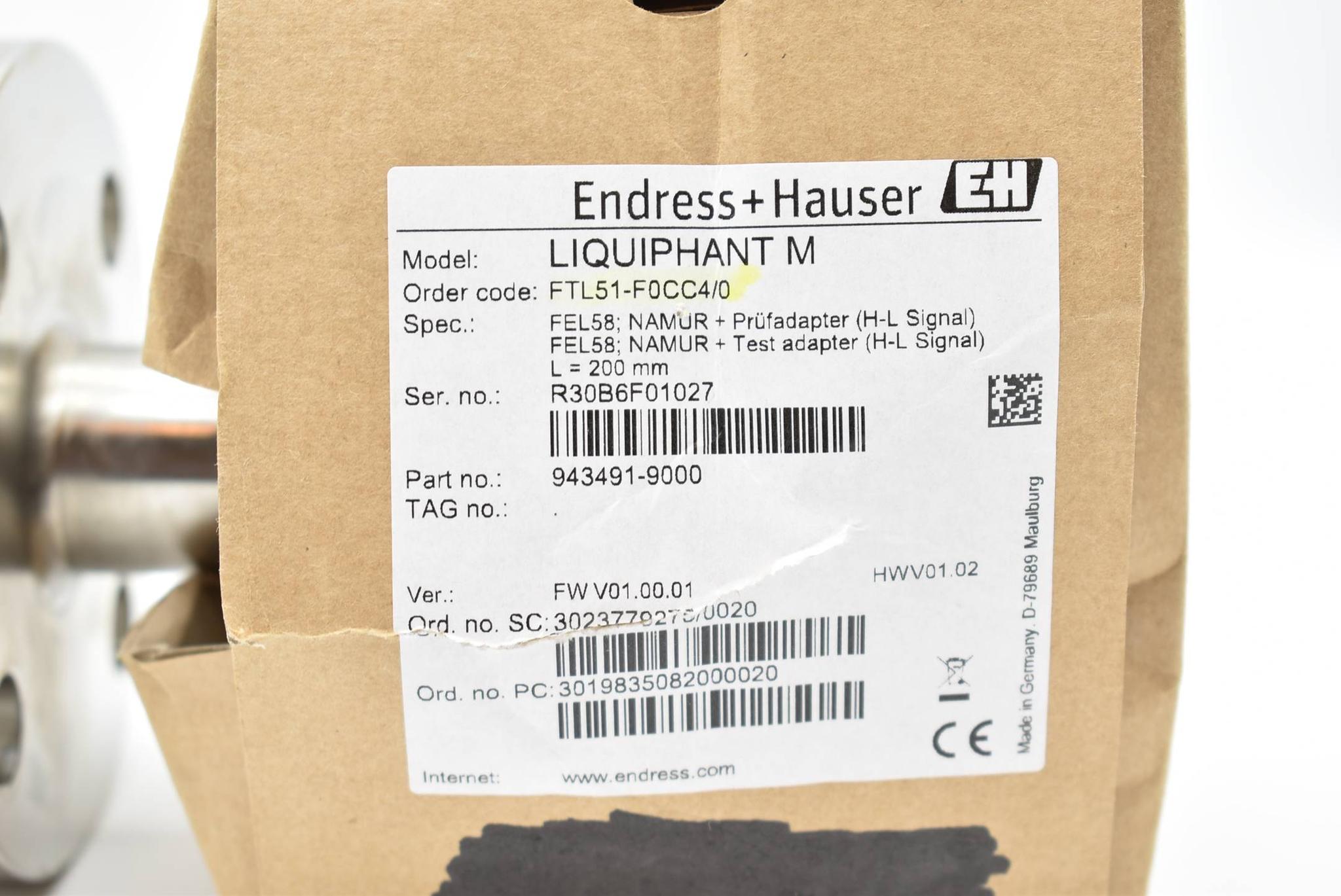 Produktfoto 3 von Endress+Hauser LIQUIPHANT M FTL51-F0CC4/0