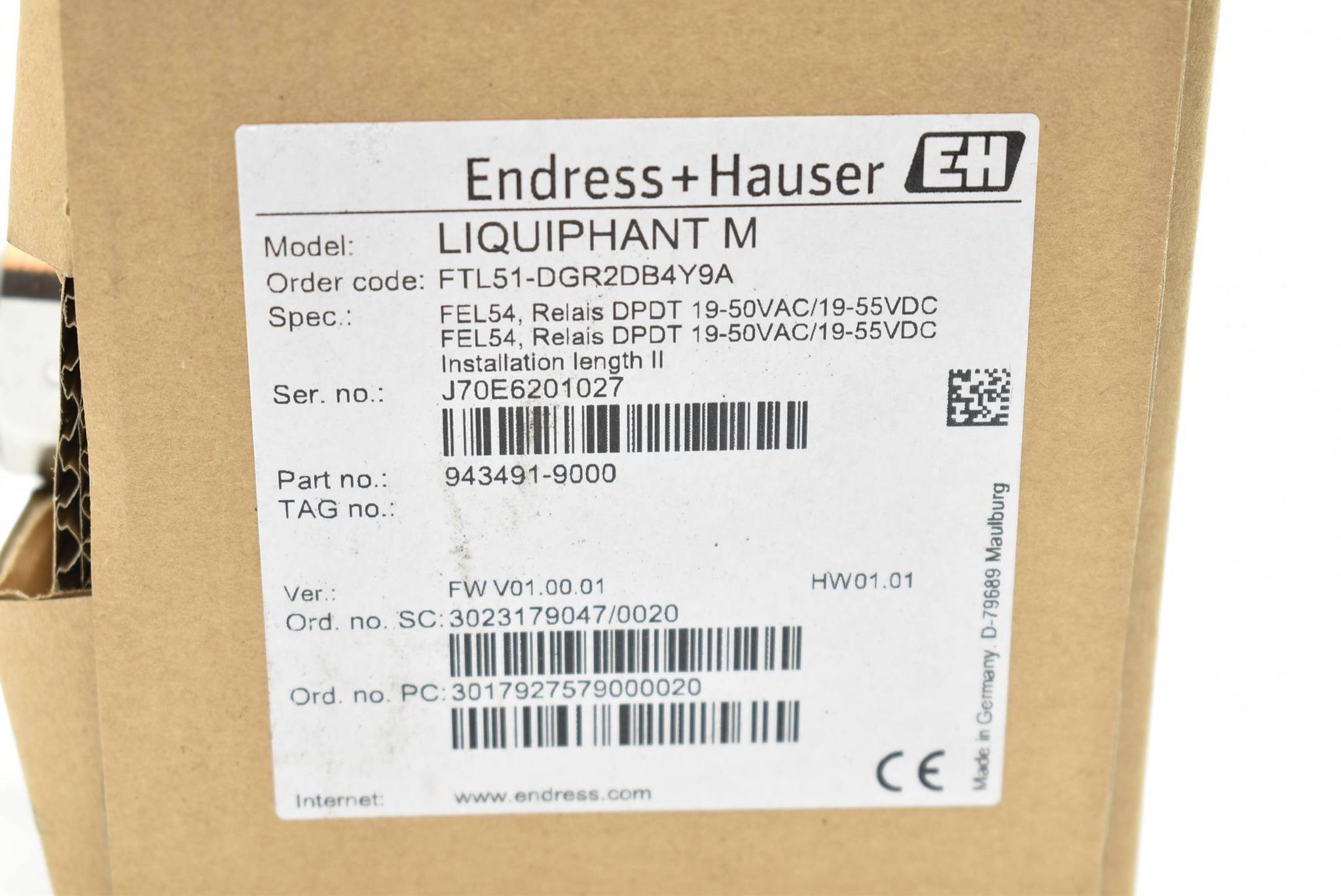 Produktfoto 3 von Endress+Hauser LIQUIPHANT M FTL51-DGR2DB4Y9A