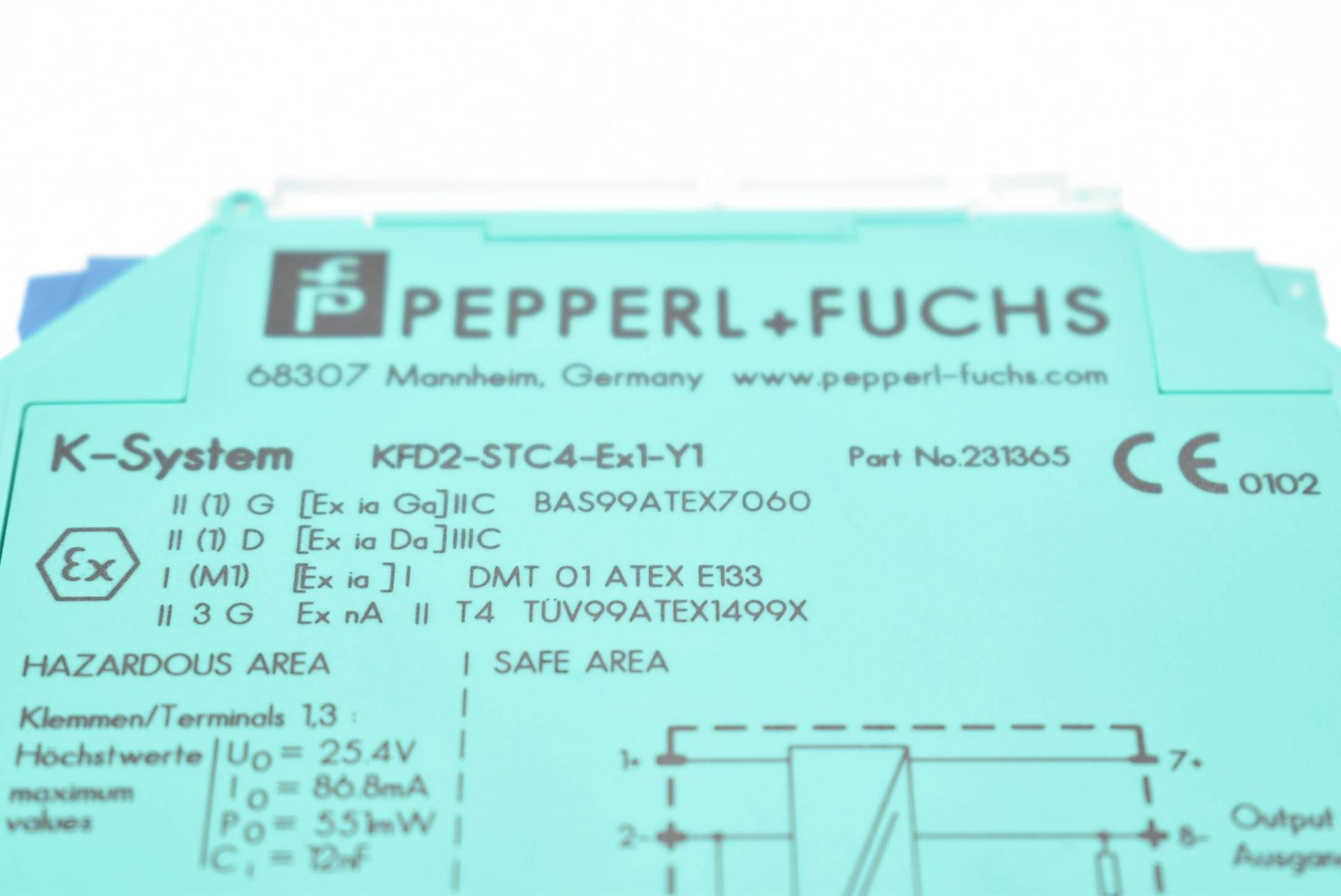 Produktfoto 2 von Pepperl+Fuchs KFD2-STC4-EX1-Y1 ( KFD2STC4EX1Y1 ) 231365