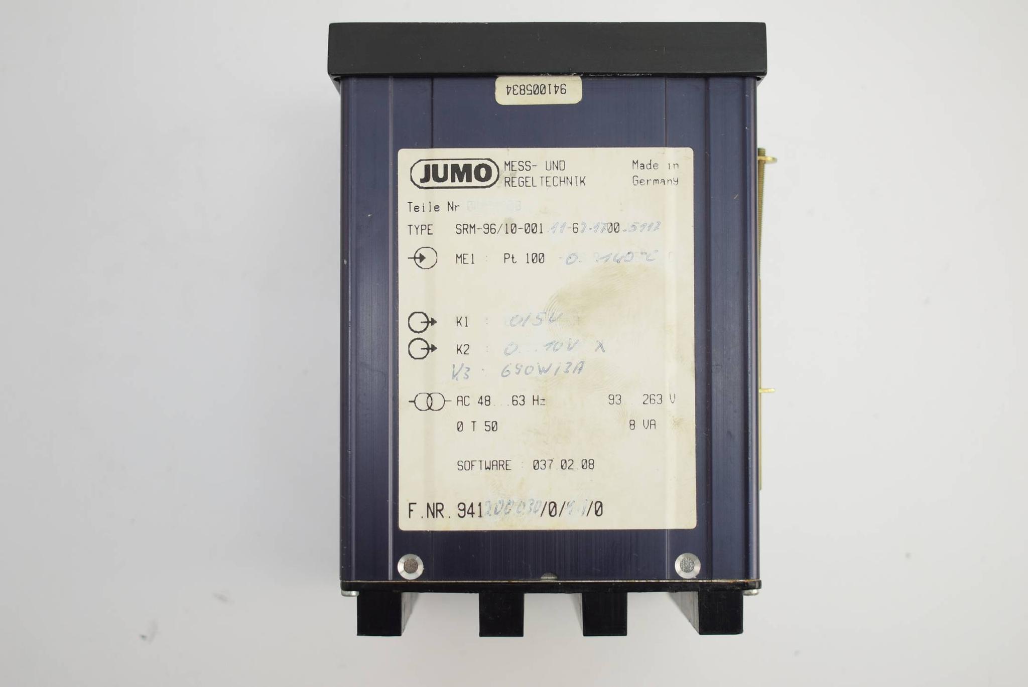 Produktfoto 2 von Jumo SRM-96/10-001 SRM-96/10-001.11-62-1700-5117