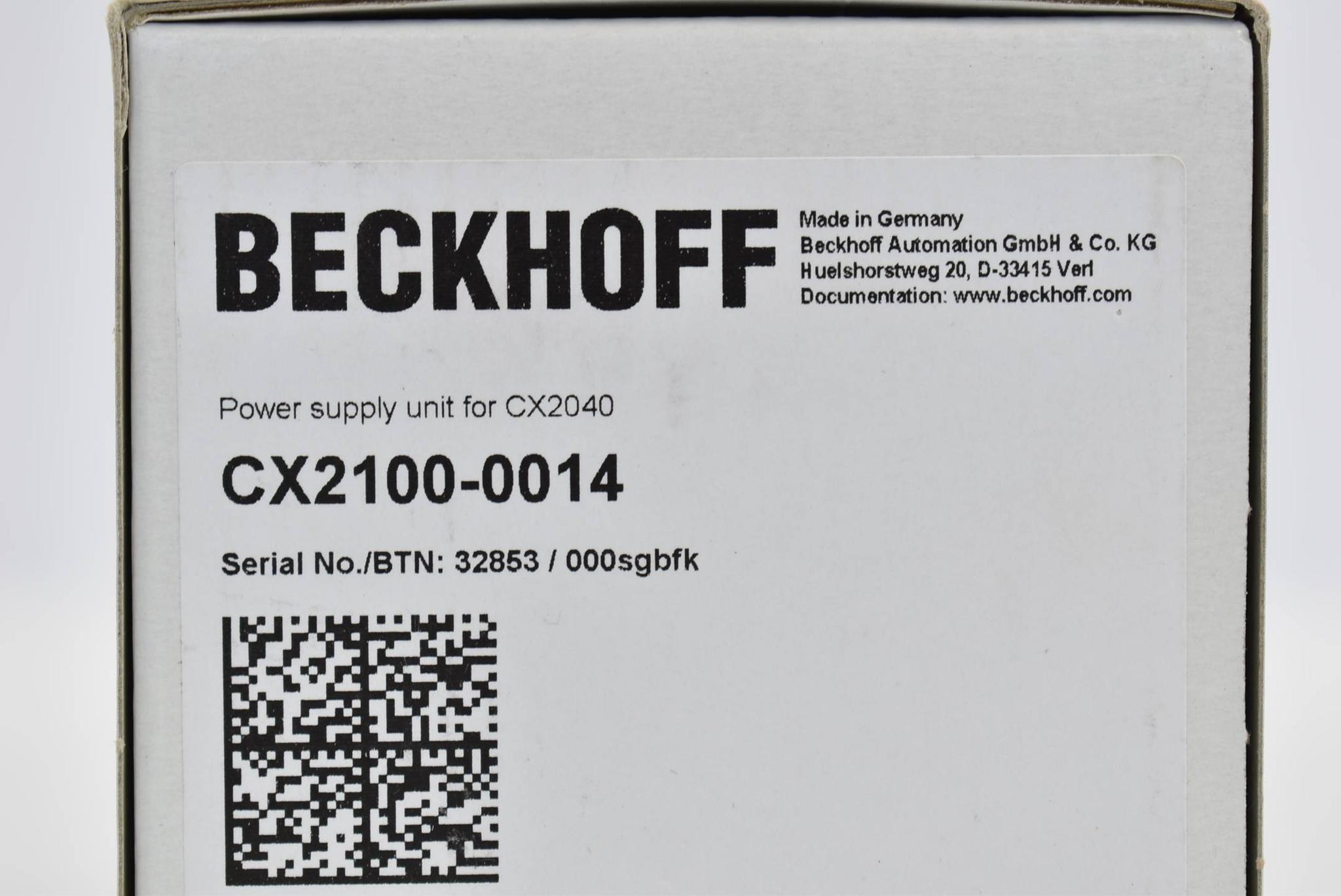 Produktfoto 2 von Beckhoff Netzteilmodul für CX2040 130 W CX 2100-0014 ( CX2100-0014 )