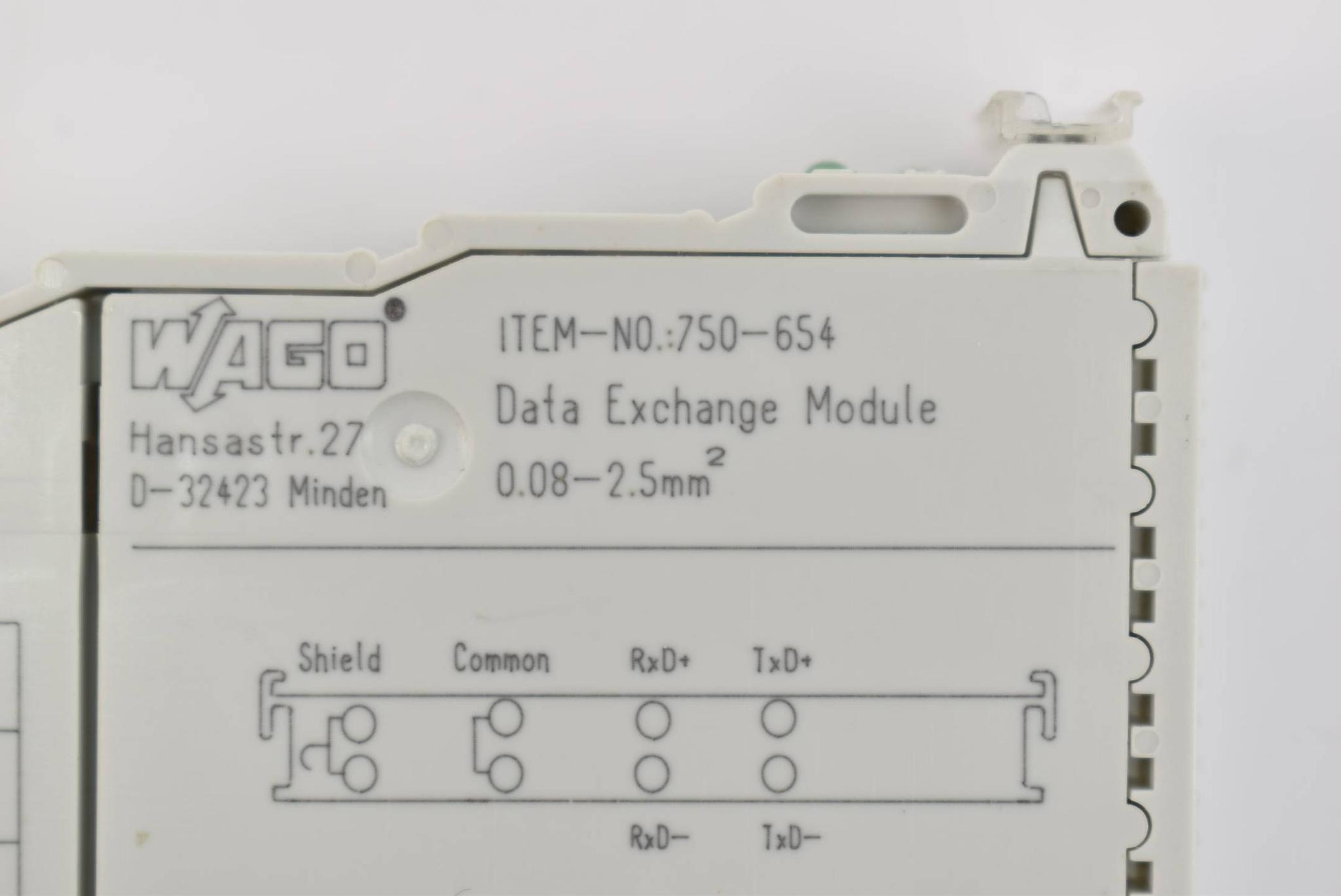 Produktfoto 2 von Wago I/O Systeme serielle Datenautausch-Schnittstelle 750-654