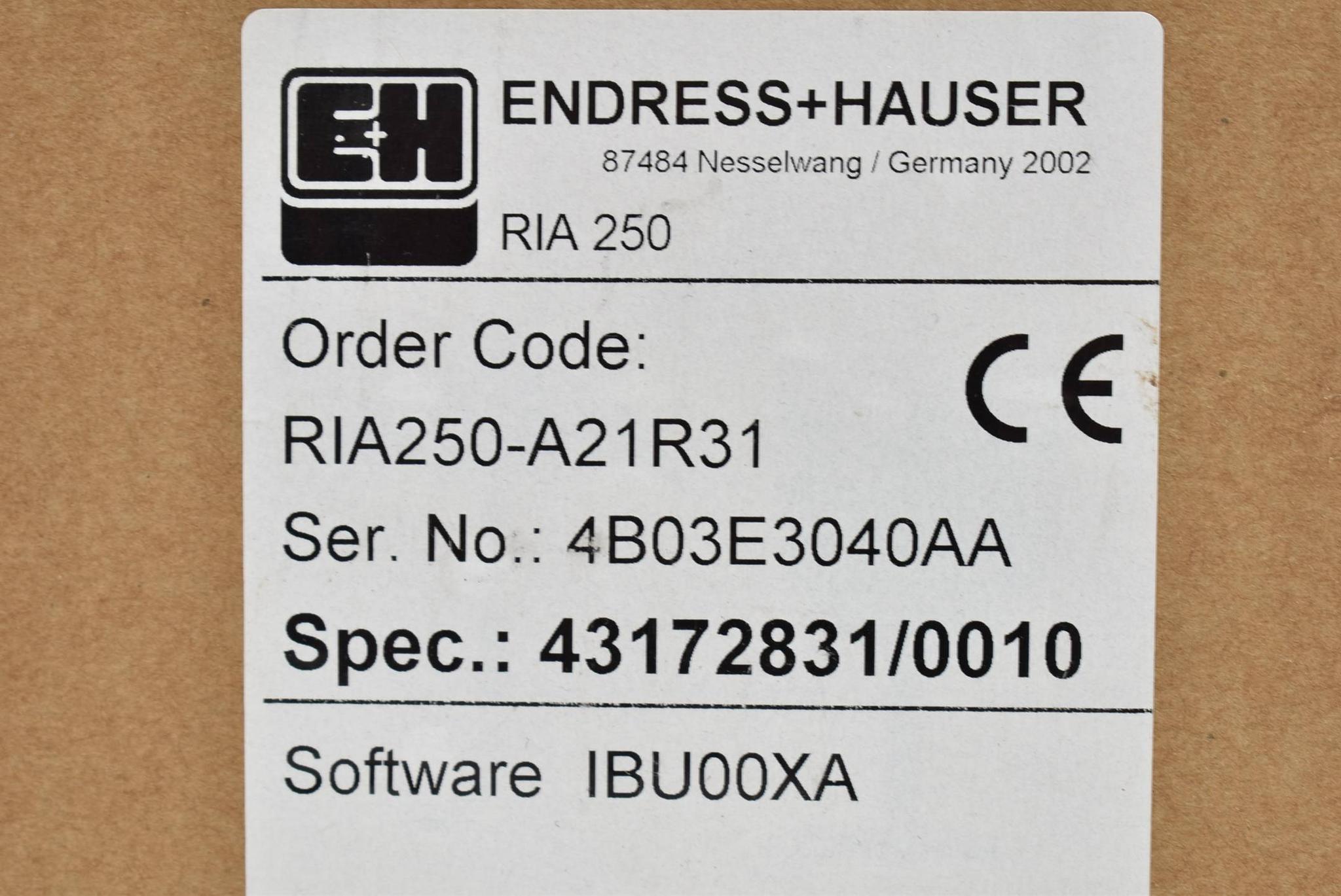 Produktfoto 3 von Endress+Hauser RIA 250 Prozessanzeiger RIA250-A21R31