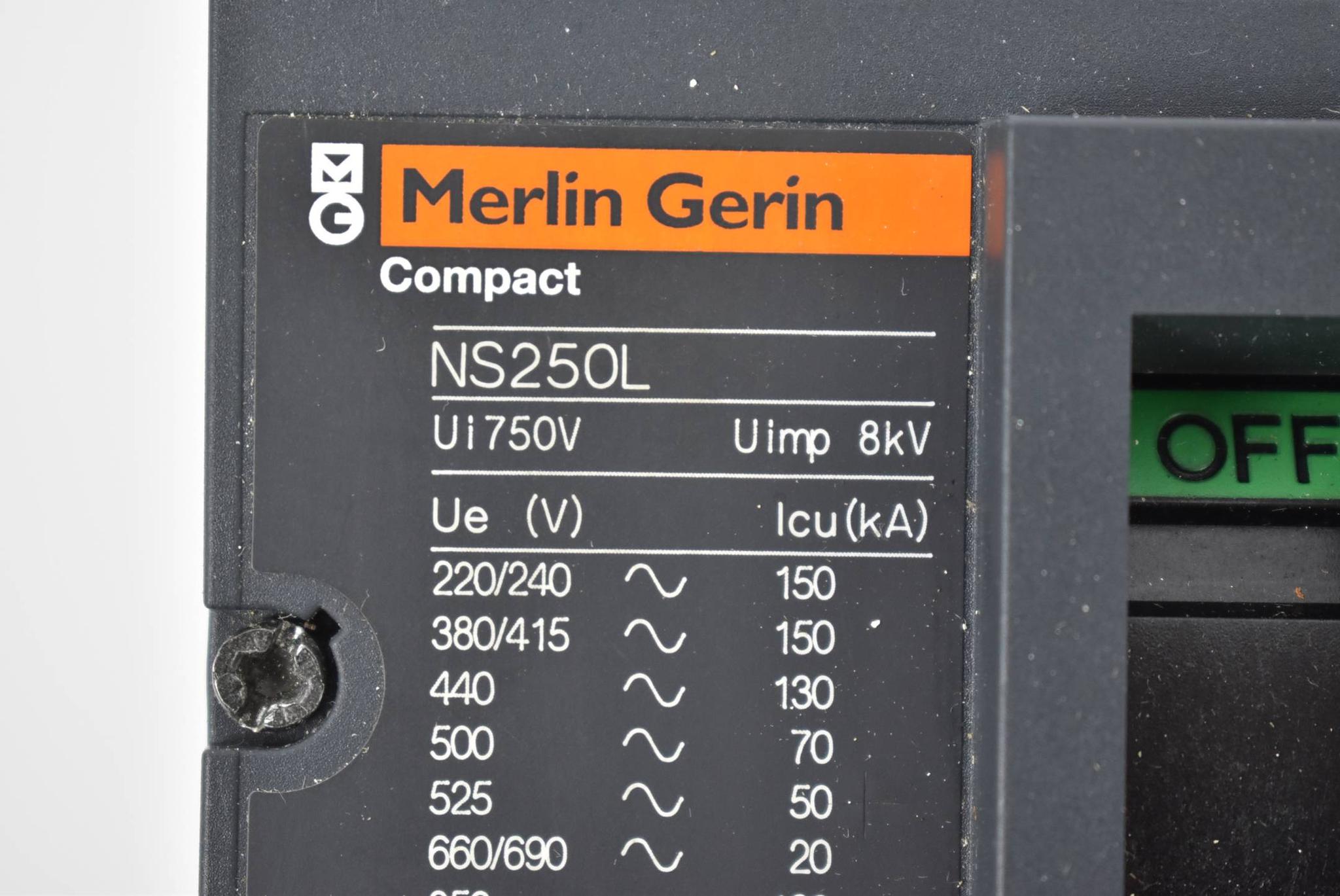 Produktfoto 3 von Merlin Gerin Compact Leistungsschalter NS250L