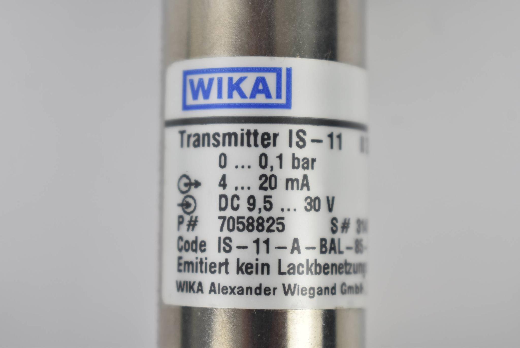 Produktfoto 3 von Wika DMT 99 ATEX E 017 X  Transmitter IS-11-A-BAL-85-L*GAZUL-ZZZ