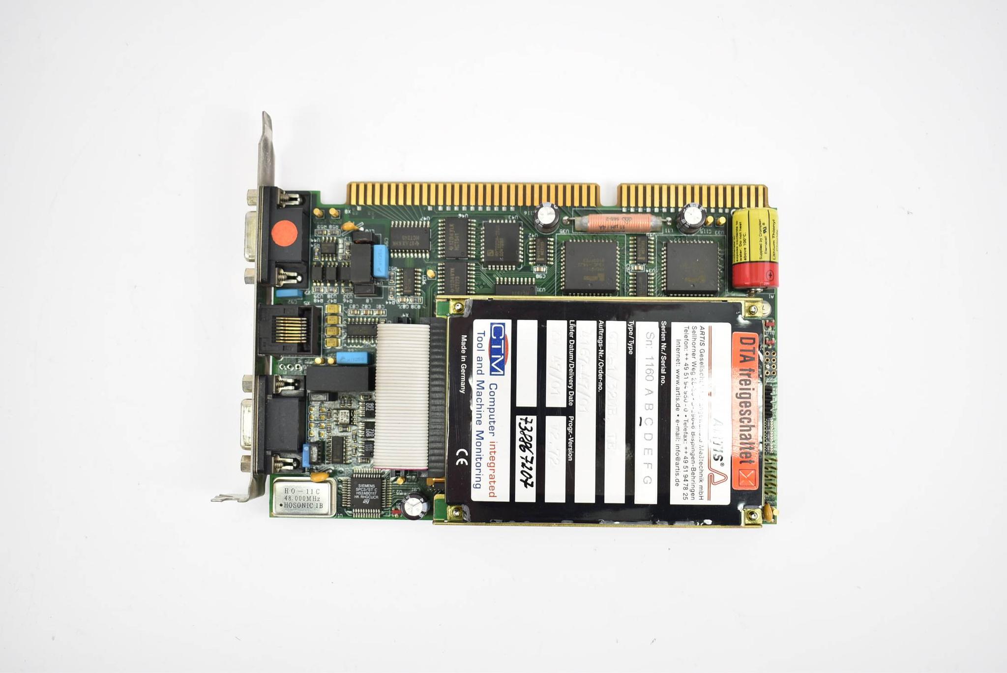 Produktfoto 1 von Artis Profibus Control Card V2.72 CTM-1/32MB