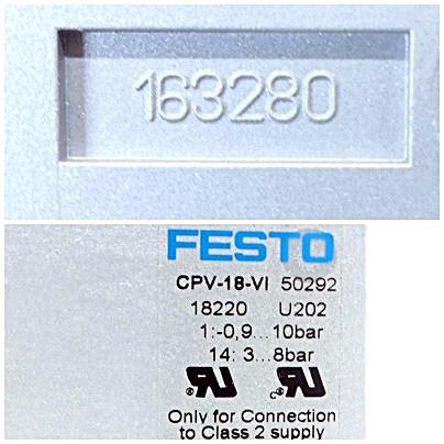 Produktfoto 2 von FESTO Ventilinseln ENDPLATTE CPV18-EPL