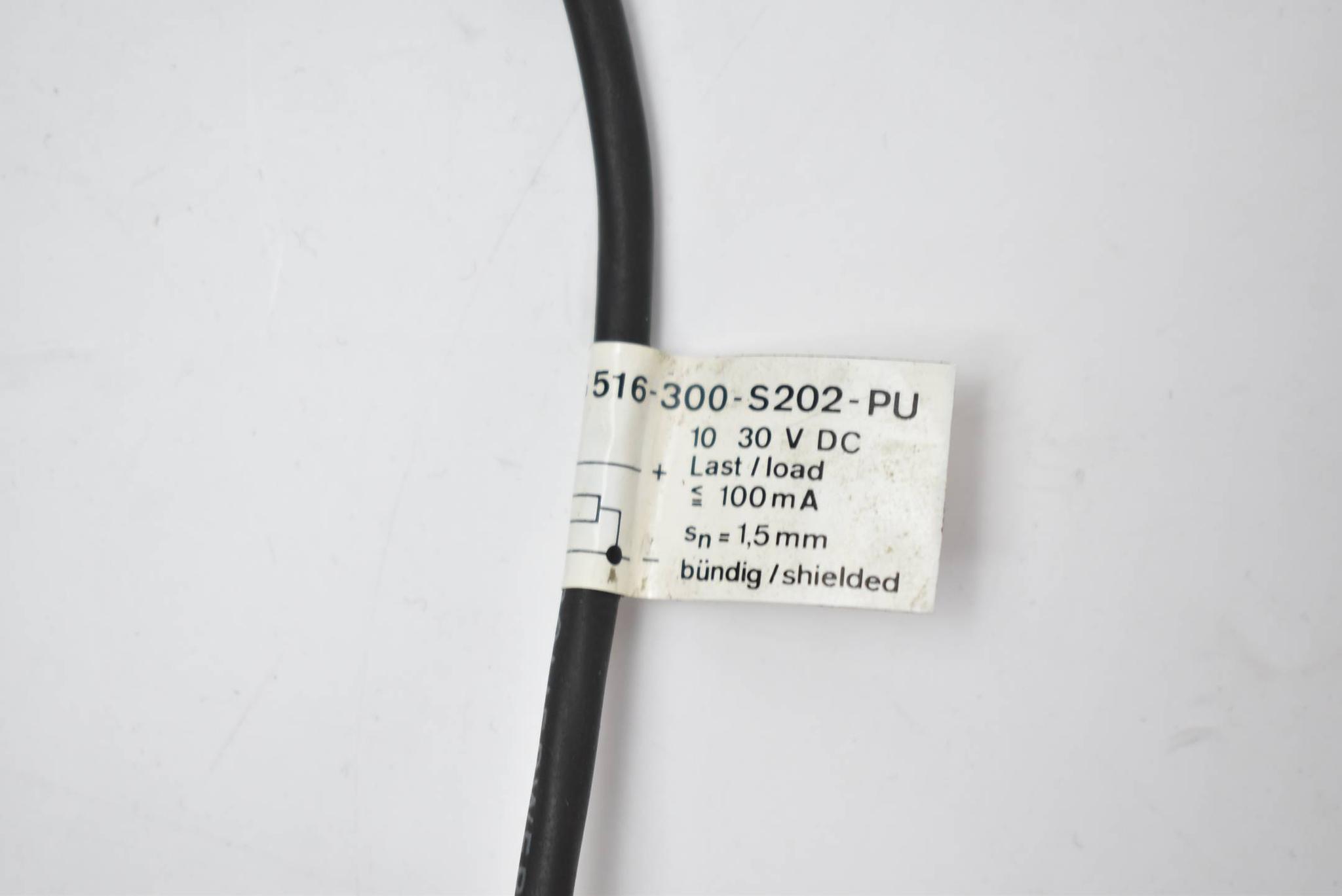 Produktfoto 1 von Balluff Induktiver Standardsensor 1,5mm BES 516-300-S202-PU