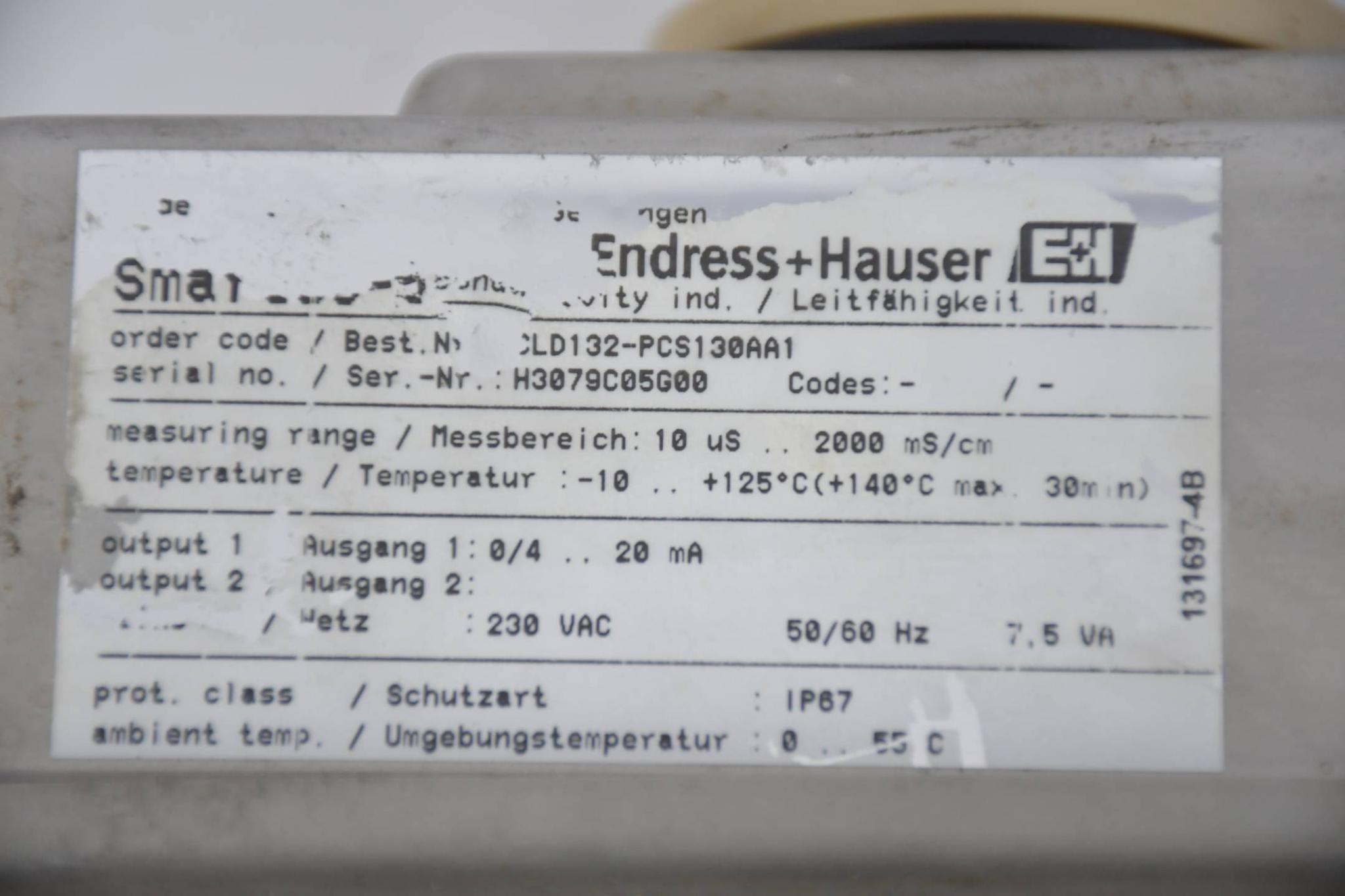 Produktfoto 1 von Endress+Hauser Smartec-S CLD132-PCS130AA1