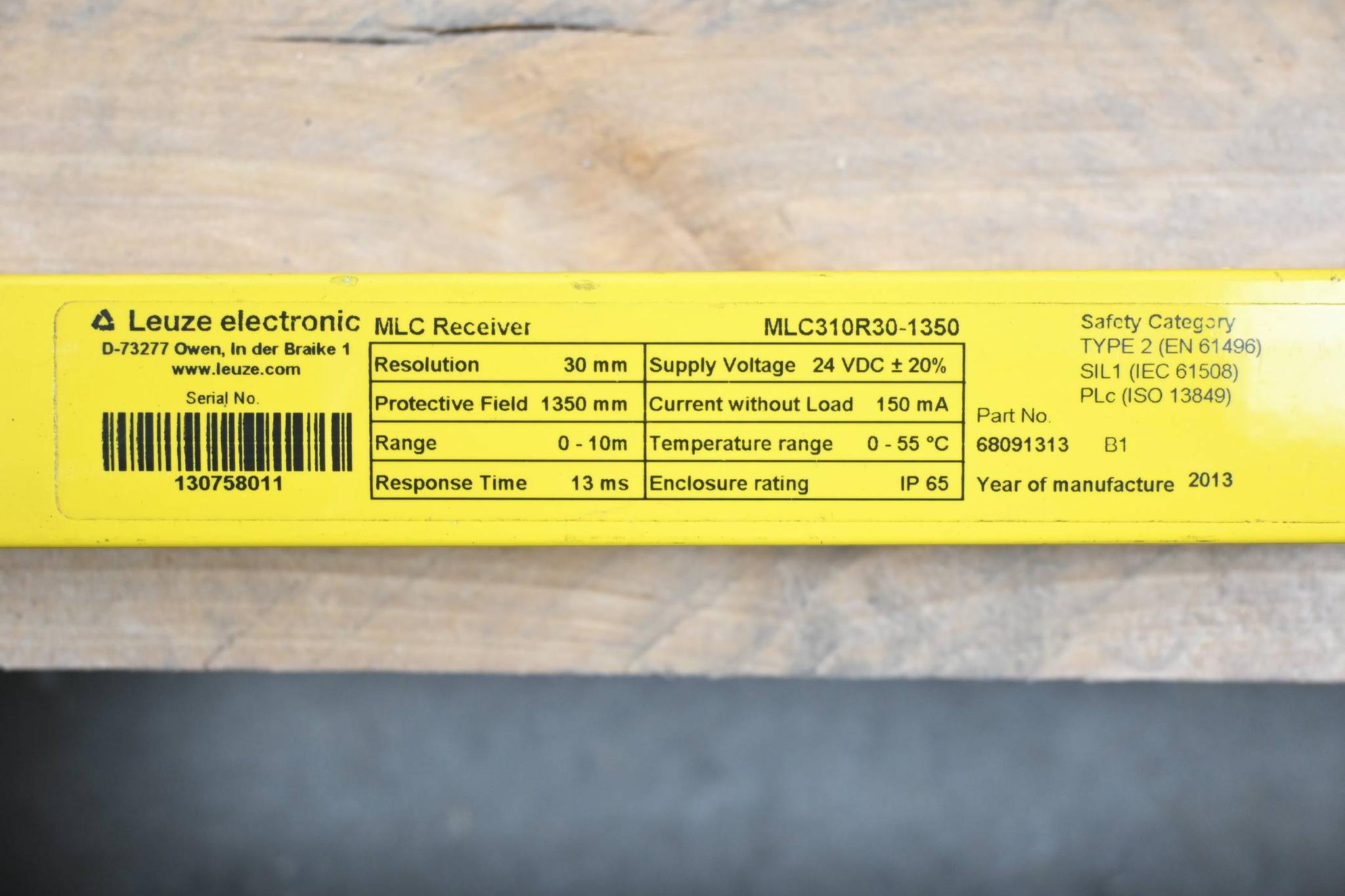 Produktfoto 3 von Leuze Electronic MLC Receiver MLC310R30-1350 ( 68091313 )