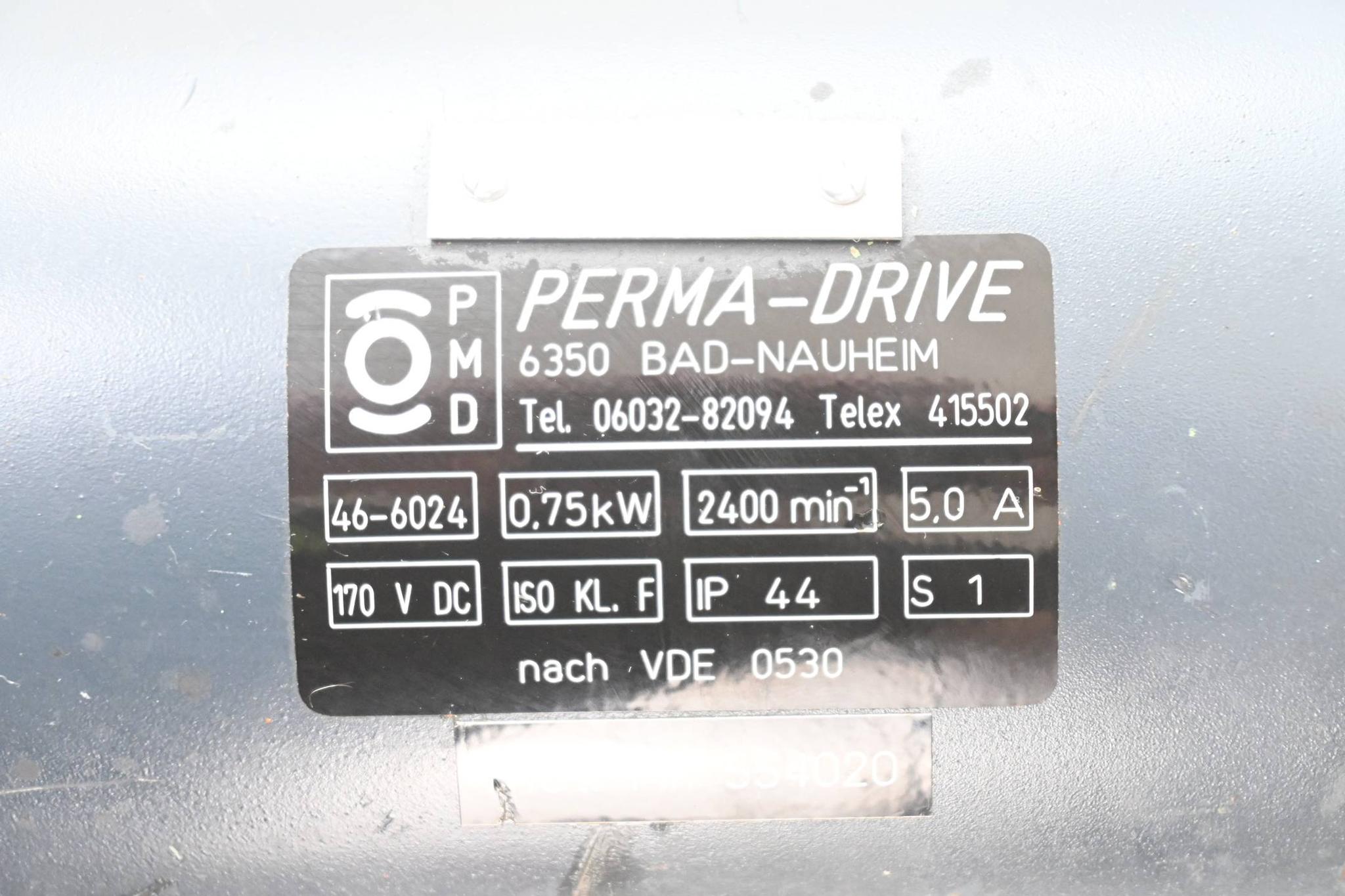 Produktfoto 2 von Perma-Drive Motor 554020 ( 0,75 kW ) 46-6024