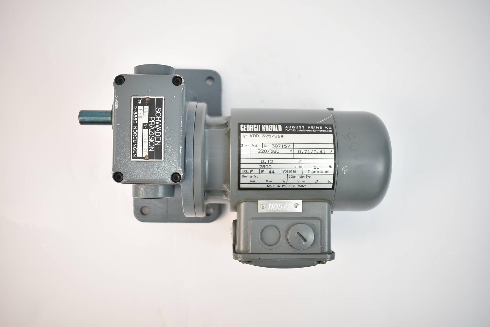 Produktfoto 2 von Kobold Elektromotor KOD 325/864 ( 0,12kW 2800r/min. ) + Schwaben Präzision F50