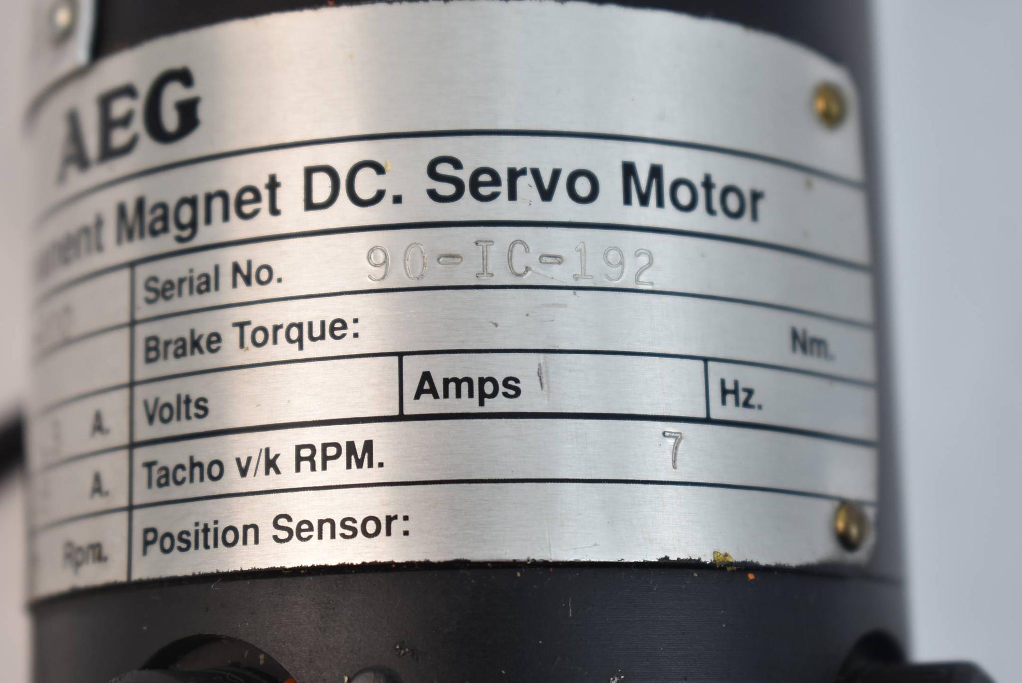 Produktfoto 3 von AEG Permanent Magnet DC. Servo Motor M42006-01A-200 ( 3000r/min. )