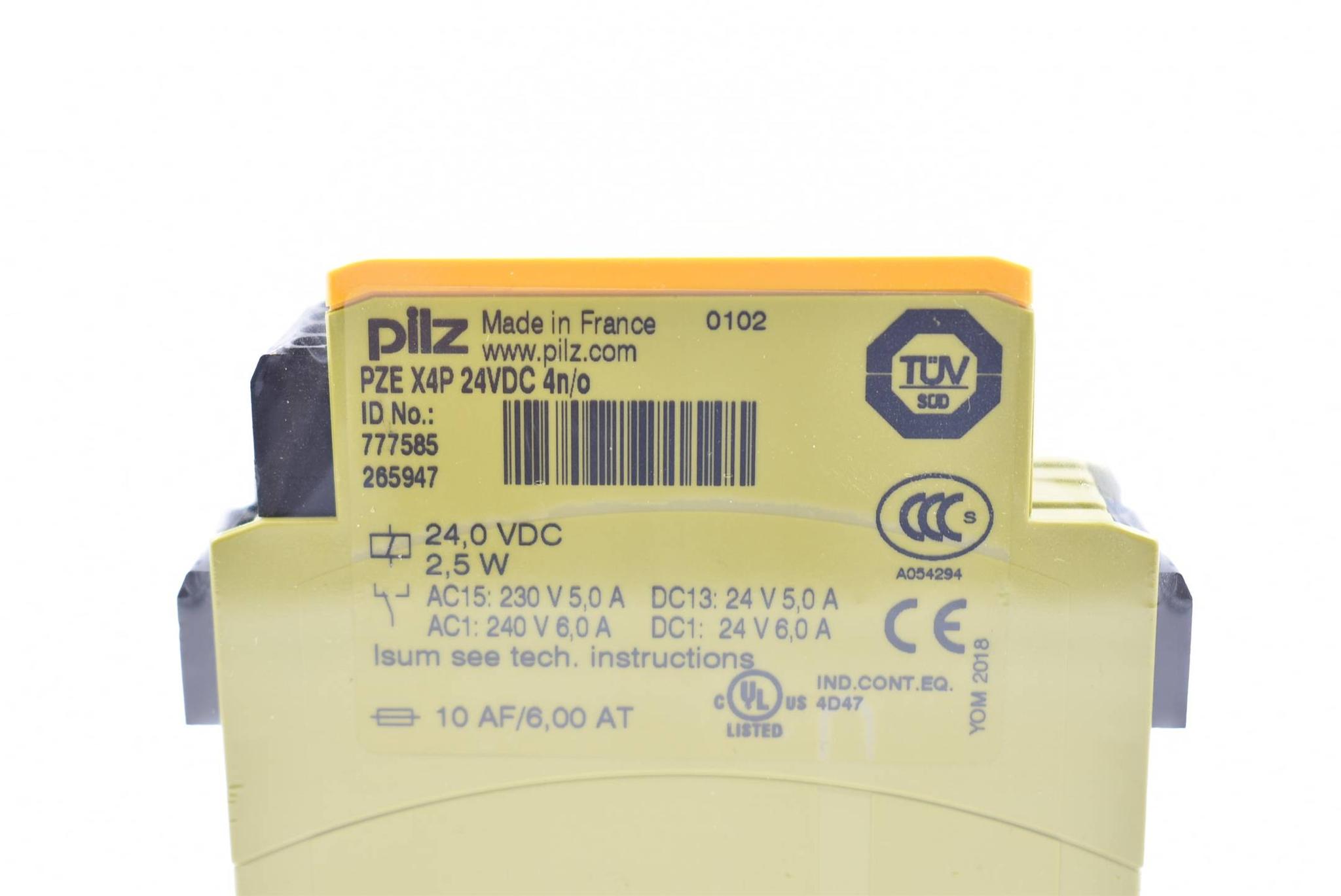 Produktfoto 2 von Pilz Kontakterweiterung PZE X4P 24VDC 4n/o ( 777585 )