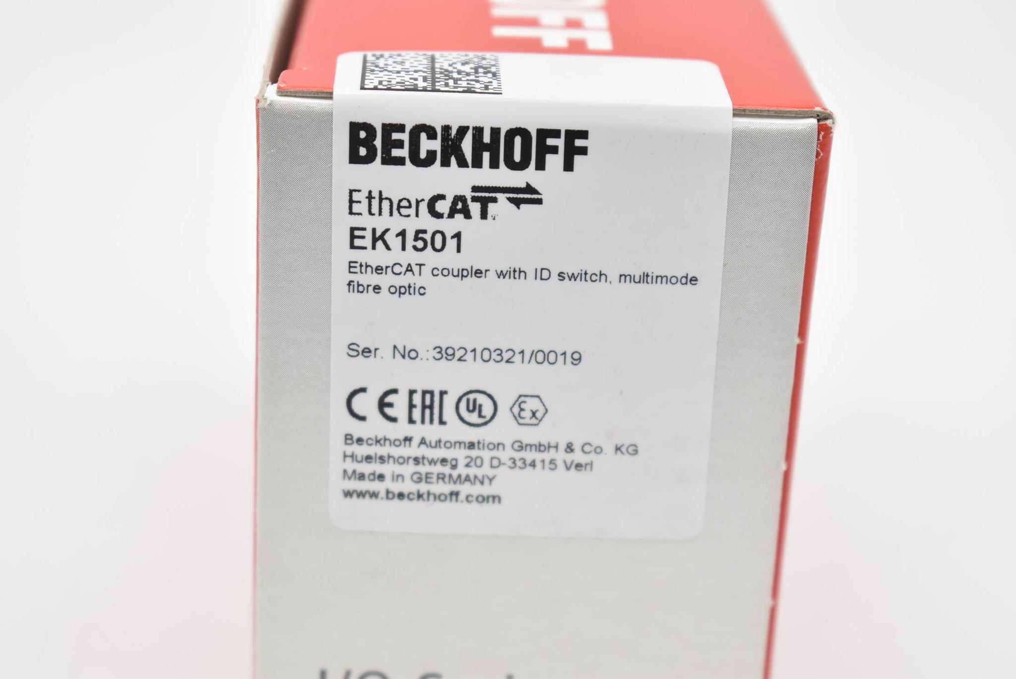 Produktfoto 2 von Beckhoff EtherCAT Coupler EK 1501 ( EK1501 )